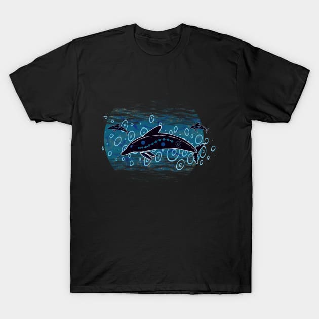 Deep dive dolphin T-Shirt by Jkgaughan